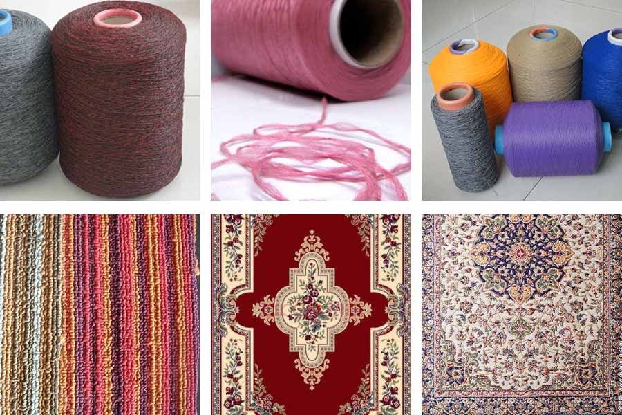 BCF PP Polyester carpet multifilament yarn spinning machine