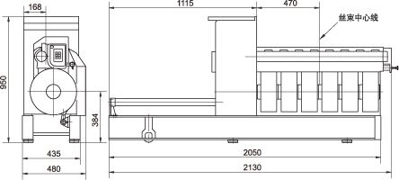 Automatic doffing winder machine for POY/BCF/POY yarn spinning machine