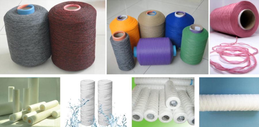 Polypropylene melt blown water filter cartridge yarn making machine