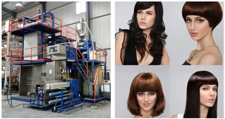 FDY PP Polypropylene wig yarn synthetic hair making machine