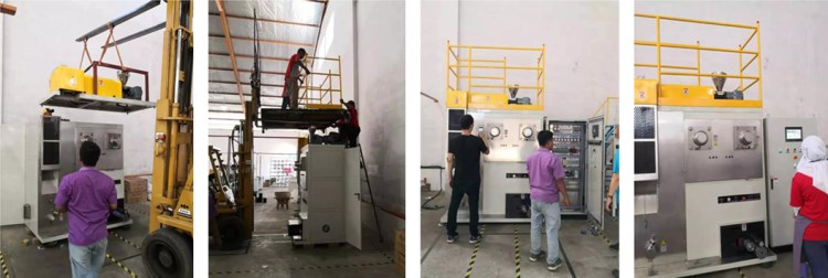 Warmly celebrate the success of lab spinning machine test in Indonesia !