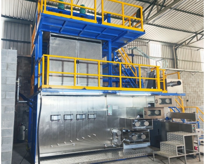Polypropylene rope make curtain ribbon cf yarn pp multifilament spinning drawing machine