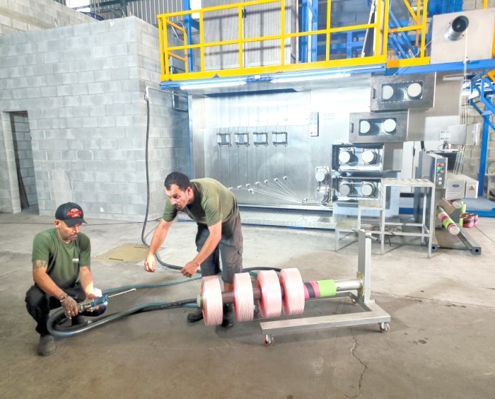 Polypropylene rope make curtain ribbon cf yarn pp multifilament spinning drawing machine
