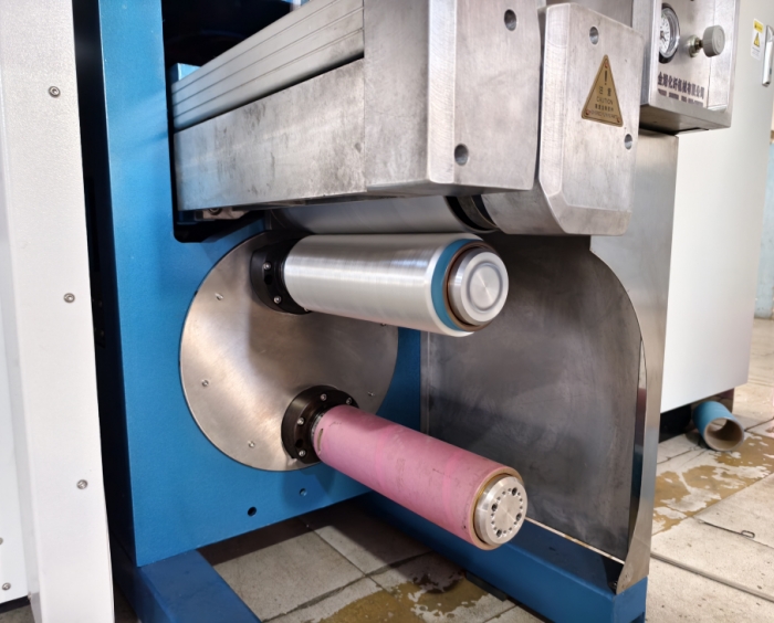 Testing color masterbatch small scale cf yarn spinning machine