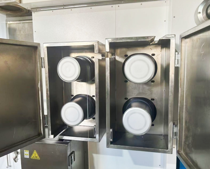 Testing color masterbatch small scale cf yarn spinning machine