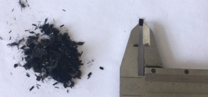 Carbon fiber chopping cutter machine