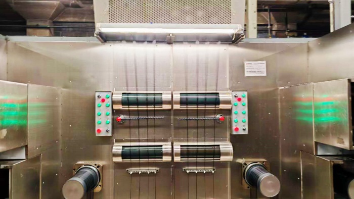 JM2121 fdy fdy polypropylene multifilament making machine with 12ends X 2pos