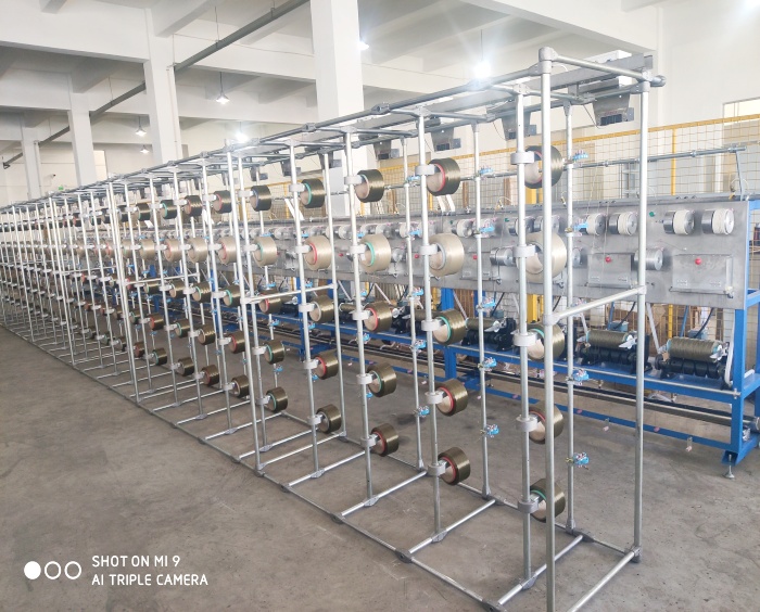 PP/PET ATY air texturing yarn machine PP/PET ATY air texturing yarn machine