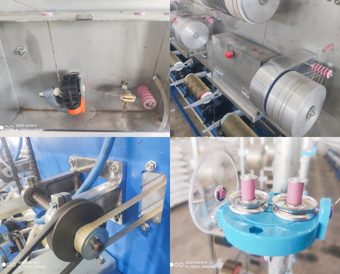 lab pilot high speed precision Air texturing yarn machine