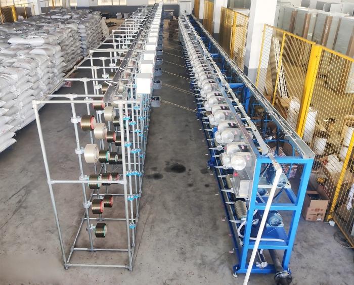 PP/PET ATY air texturing yarn machine PP/PET ATY air texturing yarn machine