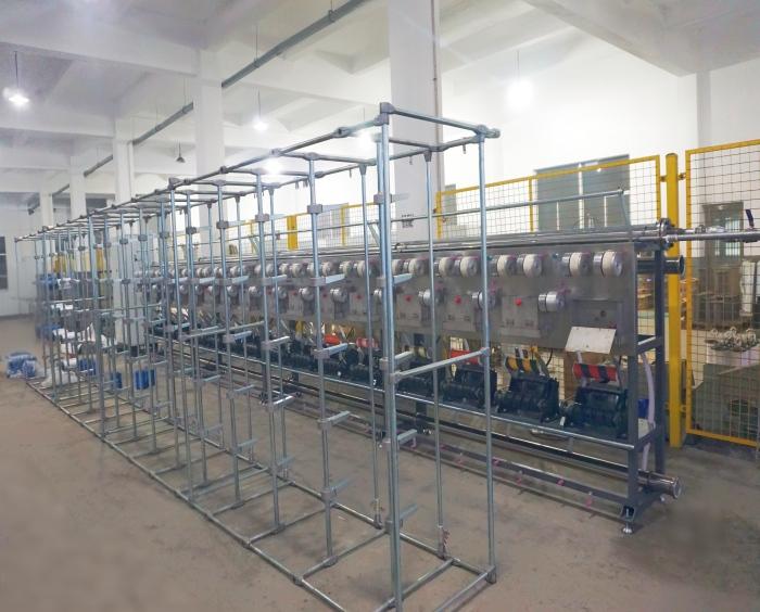 PP/PET ATY air texturing yarn machine PP/PET ATY air texturing yarn machine