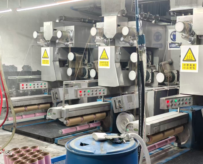 Polypropylene CF multifilament yarn spinning extruding line