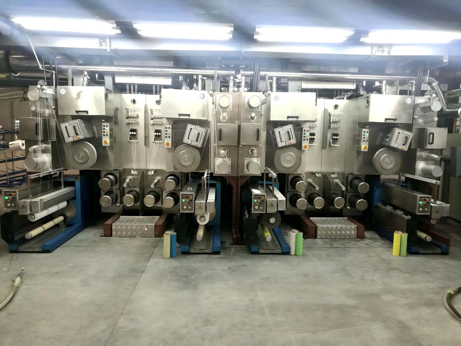 Polypropylene CF multifilament yarn spinning extruding line