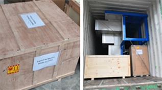 Warmly celebrate delivered two FDY Yarn spinning machines to Mexico !