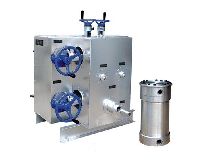  Vertical dual cylinder continuous switching melt filter