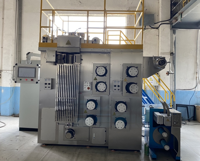 Mini fdy pga multifilament yarn spinning machine 