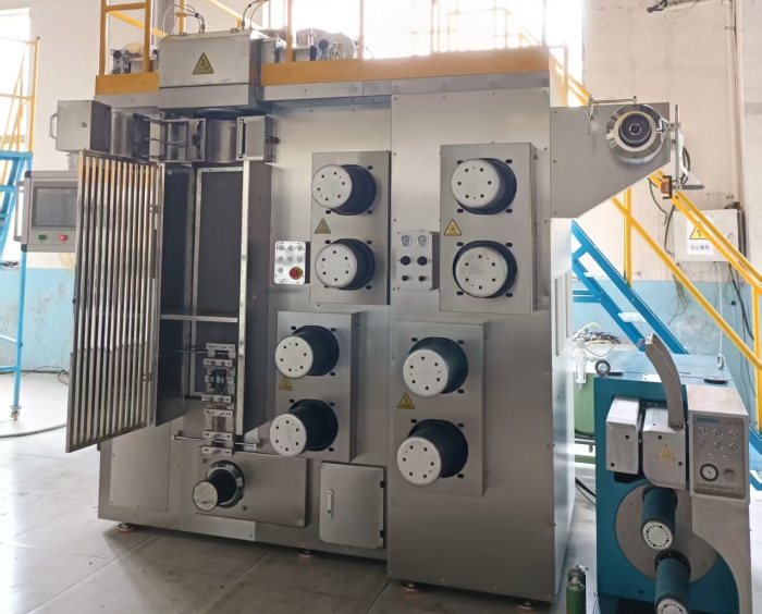 Testing running pet pe pga small multifilament machine