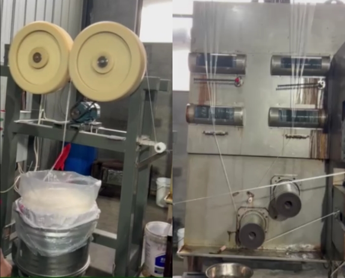 Customized pp yarn online cutting machine