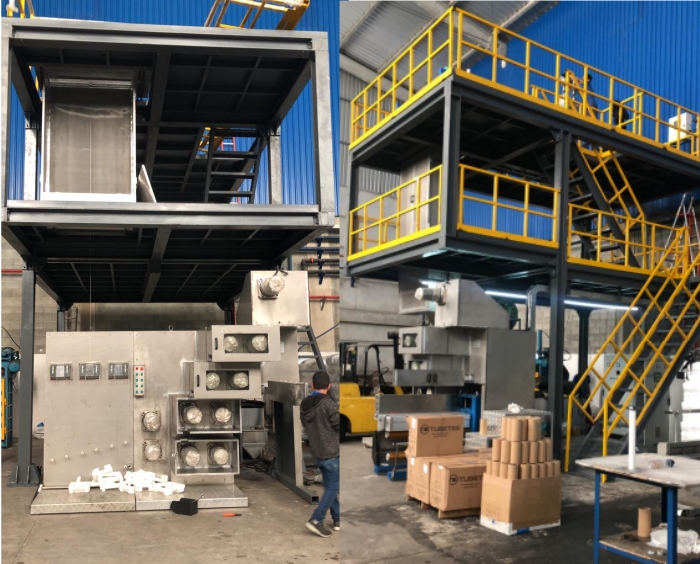 FDY polymer yarn chemical fiber spinning machine.