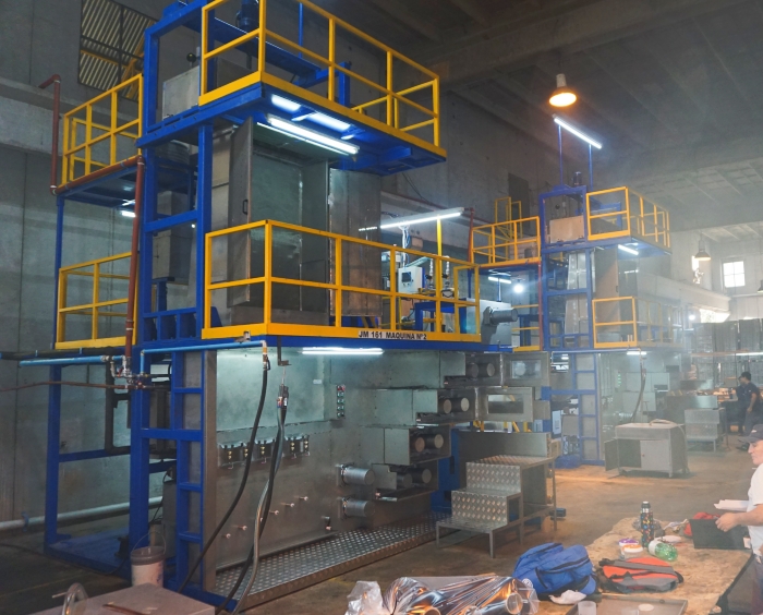 Exported to Argentina multifilament yarn fdy machine