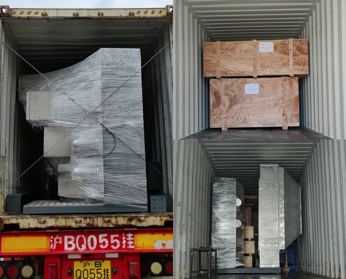 Delivery of spinning machine customized by American customers