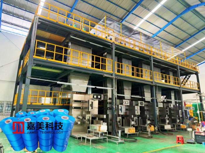 JM2121 fdy fdy polypropylene multifilament making machine with 12ends X 2pos 