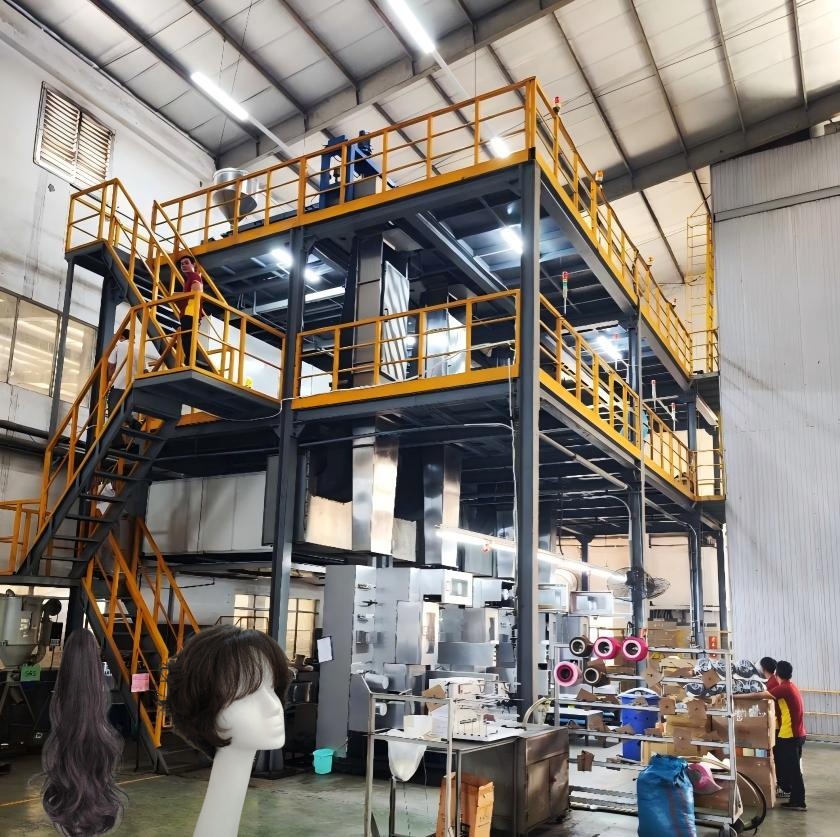 FDY Polypropylene Synthetic Hair Filament making machine