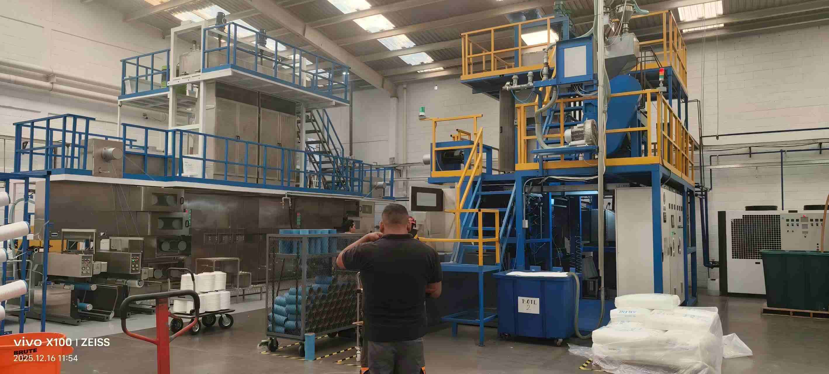 Export to Mexico High Strength PP FDY Spinning Machine