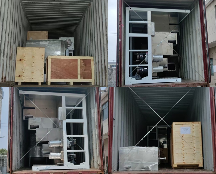 Polypropylene yarn spinning machine exported to Mexico