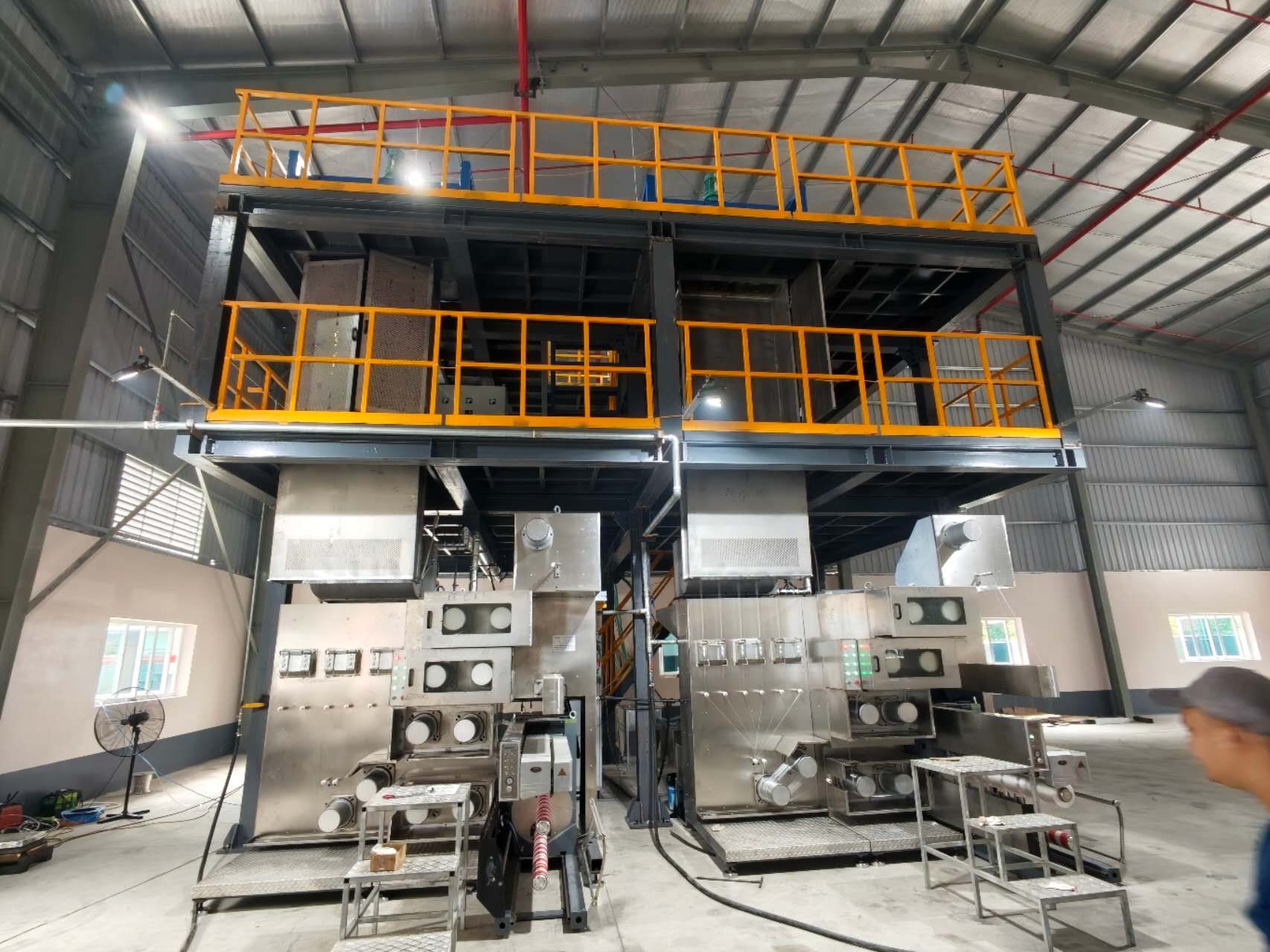 Two fdy spinning machines successfully running in Vietnam.
