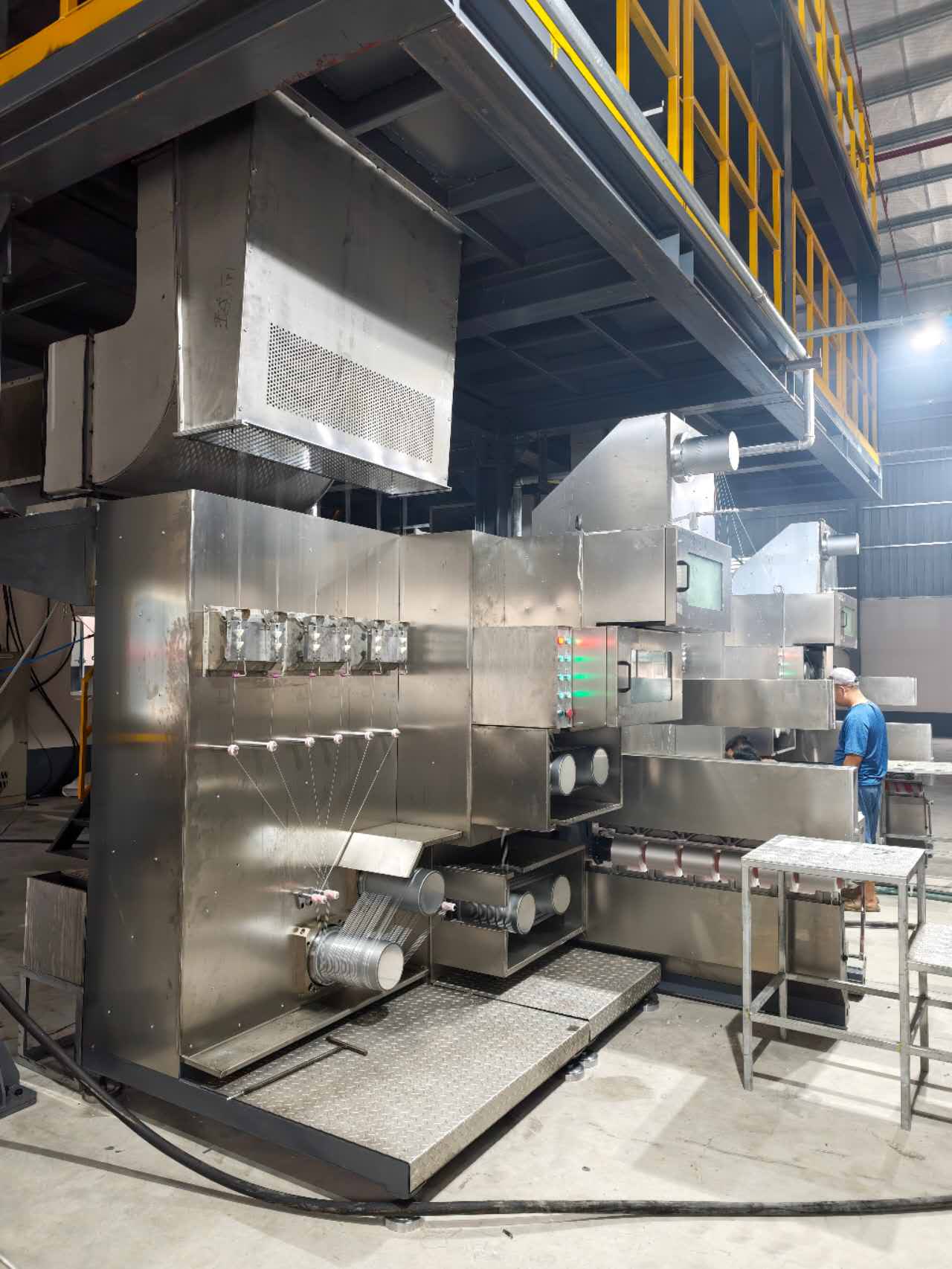 PP FDY Spinning Machine Successfully Running in Hanoi Vietnam